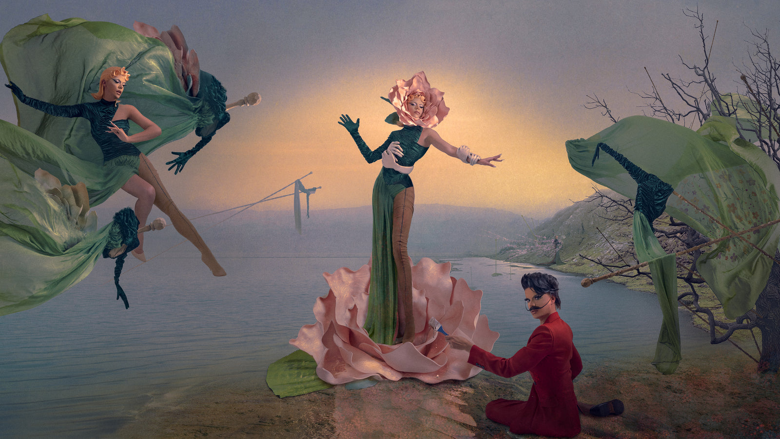 Venus With The Head Of Roses, Limited Edition Print